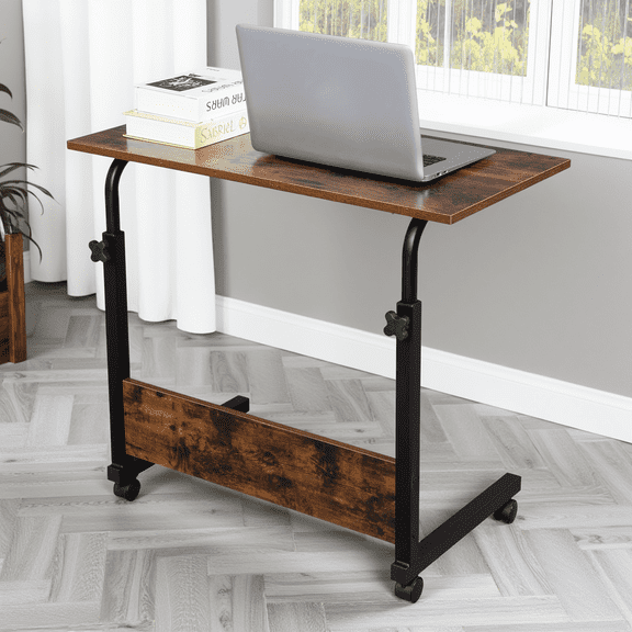 Height Adjustable Standing Desk Converter, Stand Up Desk Riser On The Table, Adjustable Table Computer Workstations Top Apply for Laptop And Single Monitor Workstation Office Use