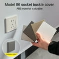 thumbnail image 2 of Outlet Protective Cover Ultra-thin Child Proof Wall Socket Safety Guard Protector Home Office Wall Electrical Outlet Decorative Protection Panel, 2 of 8