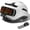 White, variant on Gelrova Adult Bicycle Helmet with LED Light, Purple