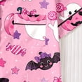 thumbnail image 6 of CUZIBR Baby Pajamas For Girls Halloween Short Sleeve Bow Print Button Down Shirt And Shorts 2 PC Sleepwear Ghost Pumpkin Spider Graphic Lapel Smooth Comfort Casual Daily Nightwear,Pink,9-10 Years, 6 of 9