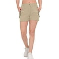 thumbnail image 2 of Little Donkey Andy Women's Lightweight Stretch Quick Dry Shorts for Travel Hiking Golf Khaki Heather XXL, 2 of 7