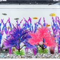 thumbnail image 4 of Plantas de acuario, 2 piezas de plantas de acuario artificiales, utilizadas para la decoración del acuario., 4 of 5