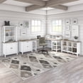 thumbnail image 6 of Bush Mayfield 7-Piece Engineered Wood Desk Office Set in Shiplap Gray/White, 6 of 6