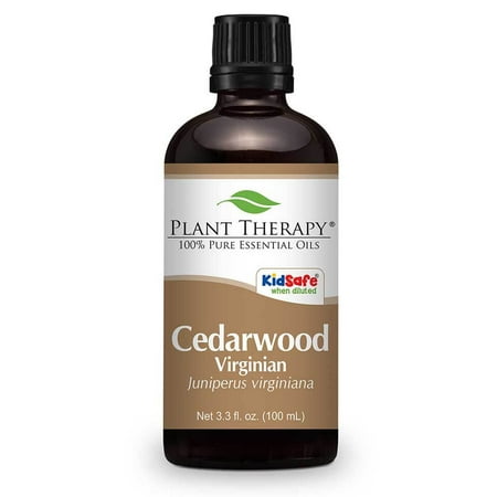 - Plant Therapy Cedarwood Virginian Essential Oil 100 mL (3.3 fl. oz.) 100% Pure, Undiluted, Therapeutic Grade