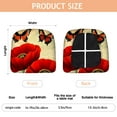 thumbnail image 3 of Red Flower Butterflies Seat Covers for Dining Room Chairs Set Of 4,Stretch Printed Washable Chair Seat Cover with Elastic Ties and Button,Removable Waterproof Couch Cushion Covers, 3 of 6