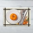 thumbnail image 2 of sruoe Placemats Set of 4, Table Mats for Dining Table, Linen Heat Proof Mat, Table Cloth, Pumpkin Ghost Place Mats, Kitchen Mats, Reusable Portable Place Mats for Halloween Thanksgiving Party Decor, 2 of 6