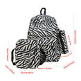 thumbnail image 2 of HUISZJ 3-In-1 School Bag Set, Cow Pattern Bookbag with Lunch Box, School Backpack Set for School Women College (Style 2), 2 of 7