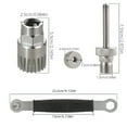 thumbnail image 3 of Bicycles Flywheel Disassembly Tool Cassettes Removal Tool Freewheels Remover Flywheel Repair Freewheels Socket Wrench, 3 of 8