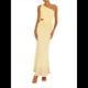 thumbnail image 3 of Vestido de un Solo Hombro para Mujer, con Flores 3D, Sin Mangas, con Cintura Ajustada, para Cóctel o Fiesta de Verano. Amarillo M, 3 of 10