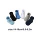 thumbnail image 5 of Sonducket 6 piezas de medias para niños calcetines tobilleros antideslizantes con manguera de buena elasticidad con accesorios de diseño de puntos para Medias chico de puro color 14-16 Sonducket AP009062-03B, 5 of 6