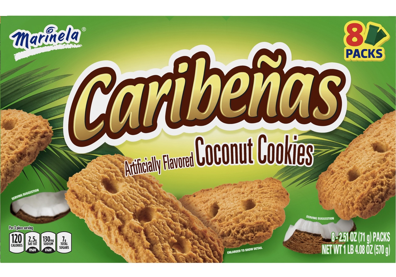 Marinela Mix | Caribeñas | Canelitas | Polvorones | Mexican Cookies | 3 pack