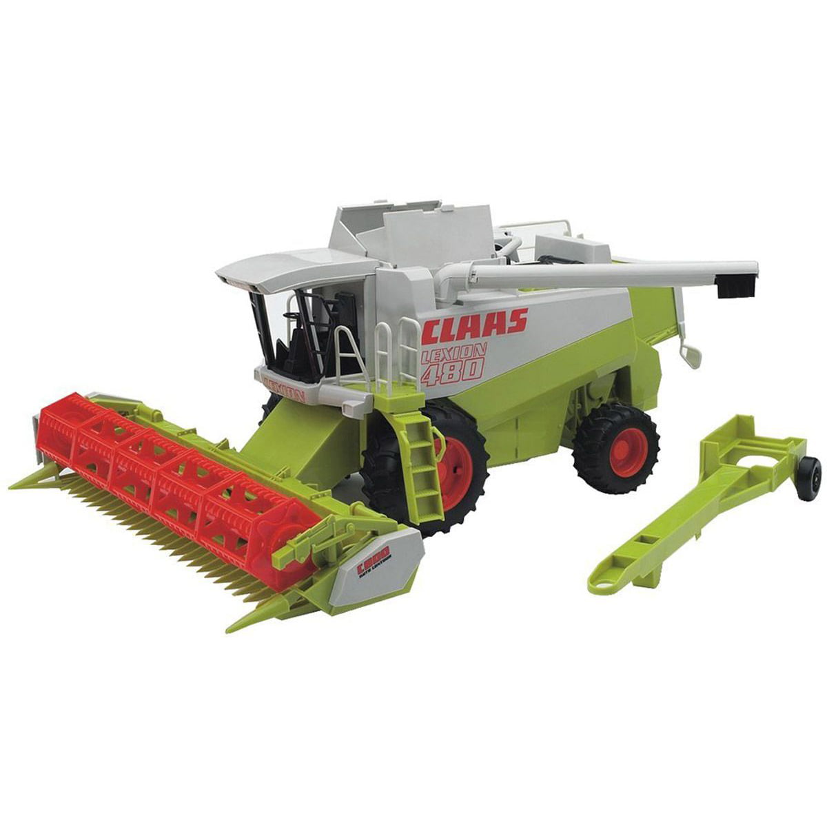 Farm Combine Harvester Friction Power In Green And Cream Colour Kids Toys New 