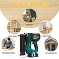 thumbnail image 7 of NEU MASTER Cordless Brad Nailer , 18GA 2-Inch Battery-Powered Nail Gun with Depth Adjustment | Includes 20V Battery, Charger, 1800pcs Nails & Storage Case , Ideal for Trim, Molding, Woodwork & DIY Up, 7 of 7