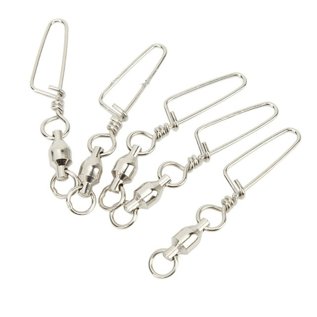 Roulements à Billes Pivotants, Pivotants de Pêche en Acier Inoxydable Résistant à l'Abrasion Rotation à 360 Degrés pour l'Eau Douce 4, 5, 6, 7