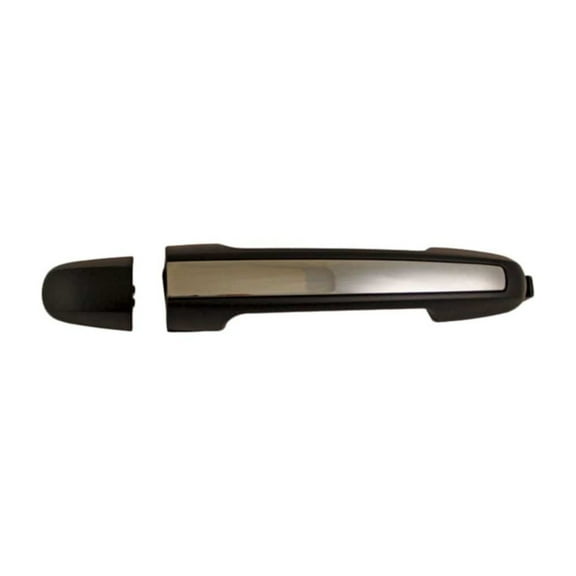 KarParts360 For Hyundai Sonata 2006 07 08 09 2010 Exterior Door Handle Passenger Side | Front | Plastic | Primed And Chrome Insert Finish | Black Handle | Replacement For 82651-3K500FR, 82652-3K020