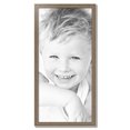 thumbnail image 2 of ArtToFrames 19" x 40" Aged White Gold Picture Frame, 19x40 inch Silver Wood Poster Frame (WOM-2036),  Pack, 2 of 7