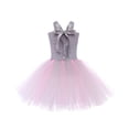 thumbnail image 7 of Easter Dress,Cartoon Bunny Tutu Girls Dress Set with Hairband, Easter Party Performance Outfit for Girls,Stage Show Dress for Kids(Purple,10-12 Years), 7 of 7