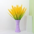 thumbnail image 2 of 7 Forks Artificial Wheat Ears Rice Plant,Realistic Non Water Needed Simulated Bouquet Easy to Care Indoor/Outdoor Decor, 2 of 10