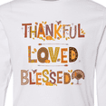 thumbnail image 4 of Inktastic Thankful Loved Blessed Long Sleeve Youth T-Shirt, 4 of 5