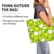 thumbnail image 2 of Balery Green Apple Bolsa Tote Estilo Estético con Cremalleras, Bolsa de Hombro, Bolsa de Compras Grande y Plegable, 2 of 8