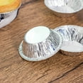 thumbnail image 3 of 100Pcs Aluminum Foil Flan Pan Disposable Pot Pie Bake Plate Tin, 3 of 7
