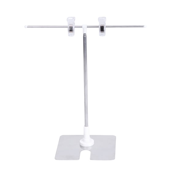 FOLOYORI 1Pack Adjustable Height Non-slip Surface Advertising Rack Retail Display Stand 11.8X11.4X5.3In