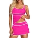 thumbnail image 1 of Mujeres Pantalones Traje Conservador Traje de Baño Color Bloqueo Más Boyshort Tres Piezas Conjunto Traje de Baño, 1 of 5