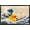 Black Framed Version, variant on Rubber Duck - Great Wave Wall Poster, 14.725" x 22.375"