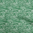 thumbnail image 1 of oneOone Silk Tabby Green Fabric Writing Text Craft Projects Decor Fabric Printed By The Yard 42 Inch Wide, 1 of 4