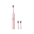 thumbnail image 3 of Cepillo de dientes recargable para adultos de alta potencia 6600 VPM con 3 cabezales de cepillo, almacenamiento de batería seca, rosa blanco verde, IPX6 resistente al agua, funcionamiento silencioso, 3 of 7