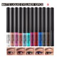 thumbnail image 4 of Juego de herramientas de maquillaje delineador de ojos de colores Lápiz resistente al agua Mate de larga duración (B) Tmvgtek Cuidado Belleza, 4 of 8