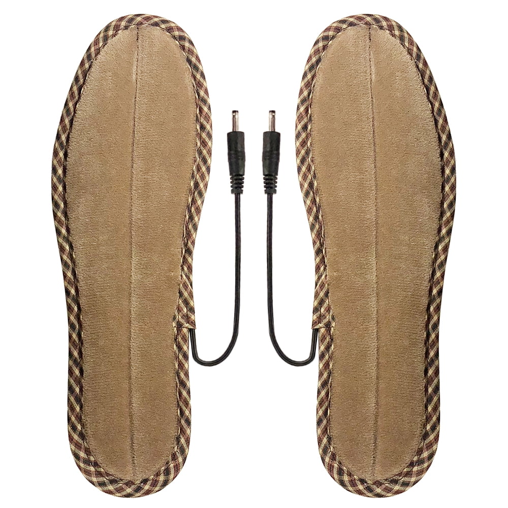 Rechargeable Battery Powered Electric Heated Winter Insole Shoes Pad Foot Warmer