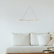 ibasenice Boho Farmhouse Wall Decor Driftwood Branch Decor Light Brown Wood Wall Hanging Interior Designers 1Pcs