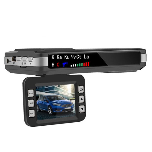 WDOplteas Cámara para Coche 2 en 1 Detector Voz en Inglés Y Ruso X K La