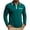 Light Blue, variant on COSFO Casual Men's Polo Shirts Cotton Long Sleeve White Shirts Classic Fit Collared with Pocket Pullover Quarter Zip Mens Tshirts