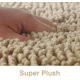 thumbnail image 3 of Alfombrilla de baño Antideslizante de 50 x 80 cm, Alfombrilla Lavable a máquina con Suave Absorbente para bañera, Ducha y baño (Gris), 3 of 5