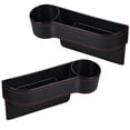 thumbnail image 1 of Organizador de espacio de asiento automático, caja de almacenamiento de grietas de asiento organizador de asiento de coche oso de fresa Electrónica, 1 of 3