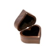 thumbnail image 1 of Caja Corazón De Madera Nogal Para Anillos De Boda Compromiso, 1 of 5