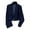 Navy, variant on Guluxicc Women's Cropped Blazers Collared Button Closure Long Sleeve Dress Jackets for Everyday Wear Summer Casual Outfits