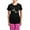 With Pink Pant, variant on CafePress - Two Bees Pajamas - Women's Short Sleeve Print T-Shirt and Pants Dark Cotton Pajama Set