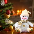 thumbnail image 6 of WWG Christmas Tree Topper, Cloth Snowman Ornament, Classic Holiday Decor for Christmas Tree, Stuffed Three Dimensional Design, Thickened Textured Fabric, for Indoor Outdoor Christmas Decorations, 6 of 6