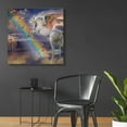 thumbnail image 4 of Epic Art 'Unicorn Pegasus Rainbow' by Enright, Acrylic Glass Wall Art, 36"x36", 4 of 8