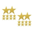 thumbnail image 3 of FRCOLOR 48 pcs Glitter Gold Star Cutouts Large Paper Star Cutouts Double Sided Gold Star Decorations for Bulletin Board Classroom Wall Party Decoration, 3 of 8