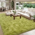 thumbnail image 5 of Janvonne 8x10 Fluffy Area Rugs Living Room, Large Plush Bedroom Carpet, Non-Slip Upgraded Indoor Thick Soft Rug, Modern Plush Carpet Suitable for Kids Home Decor Aesthetics Dorm, Red., 5 of 8