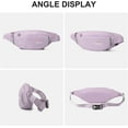 thumbnail image 5 of Fanny Packs for Women Fashionable Crossbody Bags Belt bag Multi-color Waterproof Waist Bag Plus Size Fanny Pack for Men with Headphone Jack for Running Fit All Phones Purple, 5 of 6