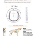 thumbnail image 3 of Hongchun Fashion Pet Dog Window/4 Way Door Cat Small Dog Lockable Clear Round Door Screen Window/Sliding Glass Door/Glass Window, 3 of 5