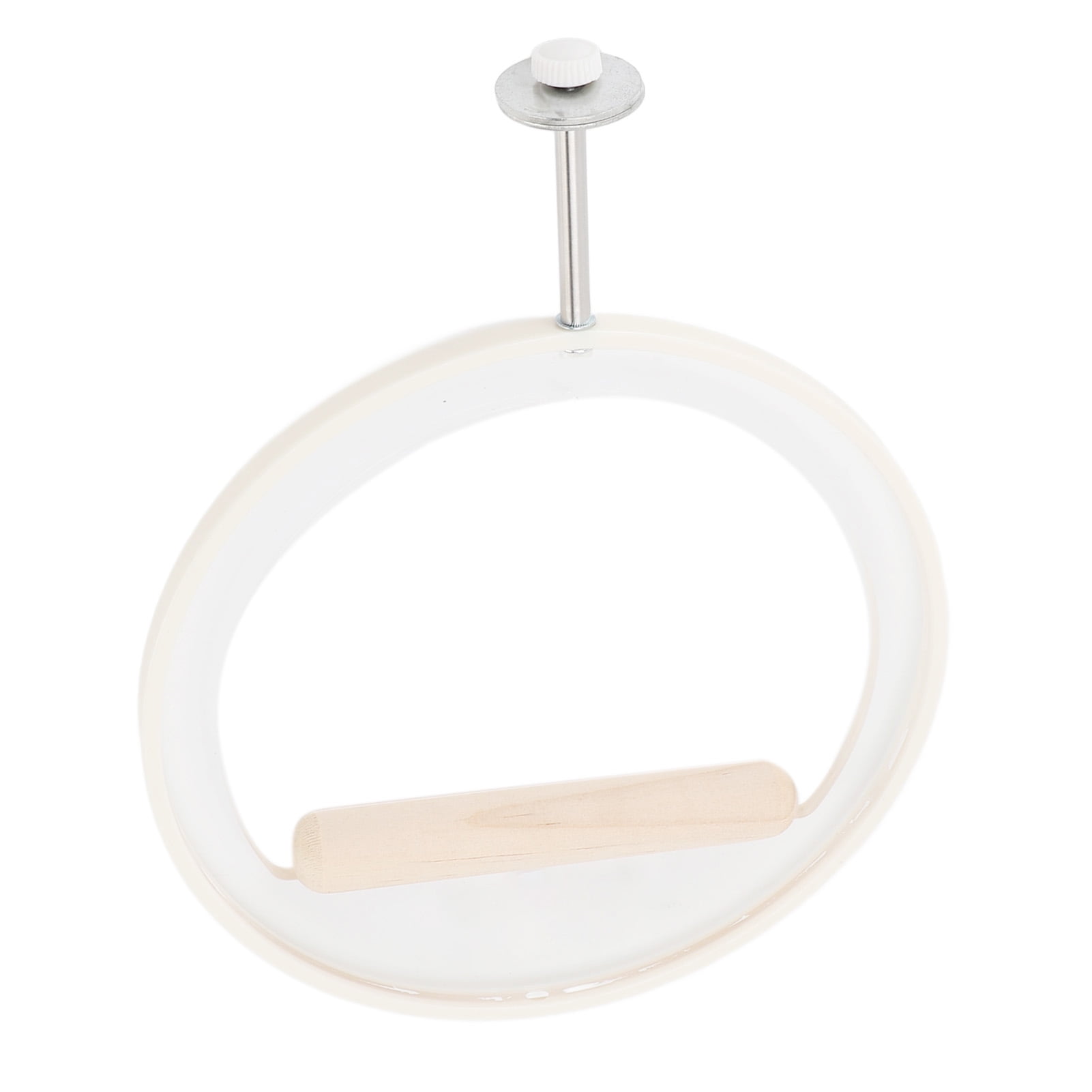 Xirurus Multifunction Acrylic Wood Bird Perch Stand, Climbing and Chewing Toy Accessory for Parrots, Cockatiels, and Parakeets Cages, 7.87 inches