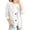 White, variant on Denim Jacket for Women V Neck Button Front Breathable Stretch Lightweight Jean Jacket Relaxed Fit Long Sleeve Fashion Jeans Cardigan Black XXL