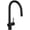 Black, variant on Riobel Az201 Azure 1.5 GPM Single Hole Pull Down Kitchen Faucet - Stainless Steel