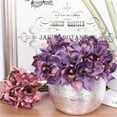 thumbnail image 4 of SPRING PARK 1 Bouquet 7-Head Real Touch Silk Orchid Artificial Flower Wedding Bridal Bouquet Home Decor, 4 of 7